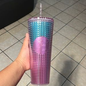 *last one* Summer 2021 studded grid tumbler